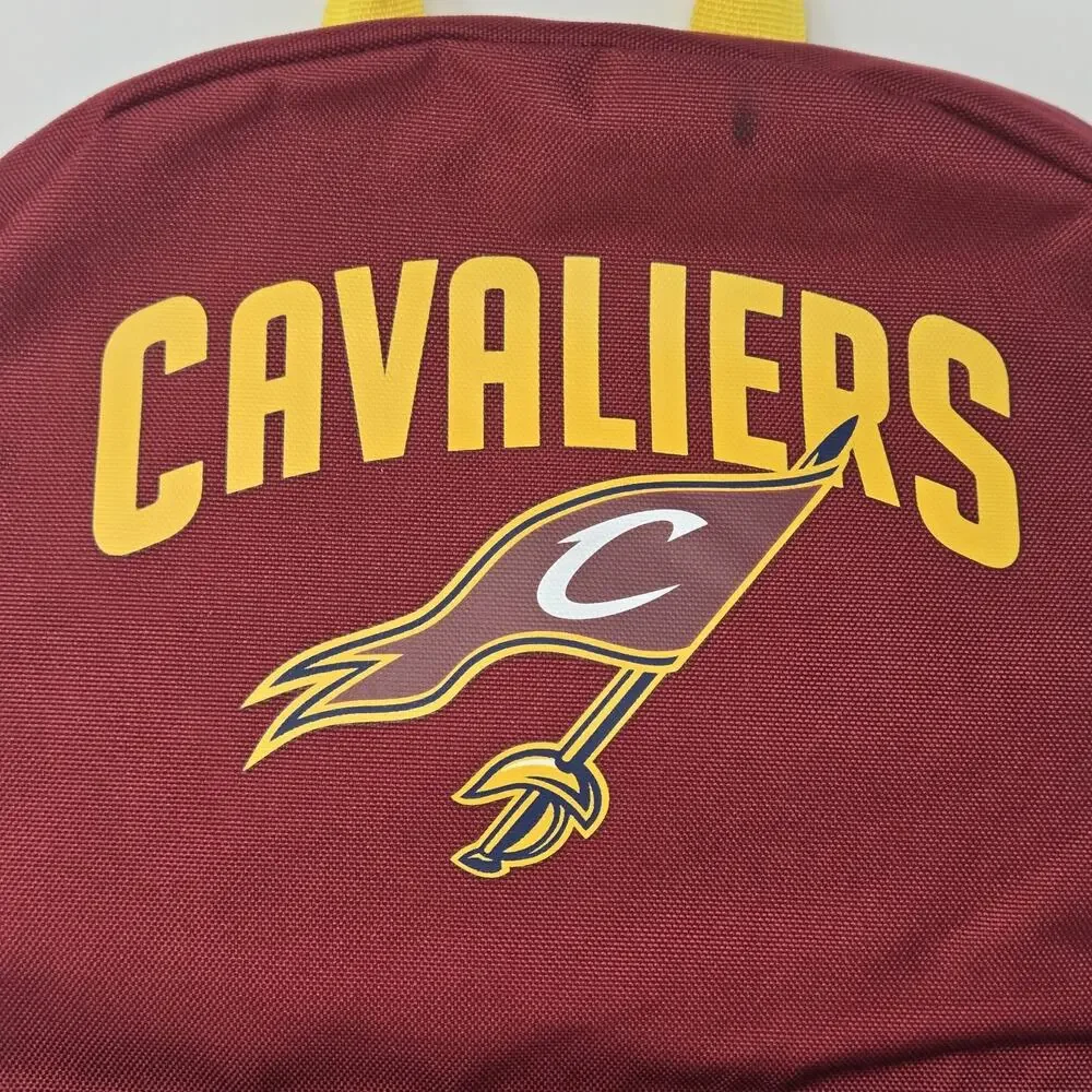 Cleveland Cavaliers NBA Backpack Maroon Blue School Book Bag New